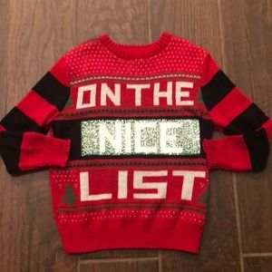 Naughty/Nice Flip Sequins Sweater